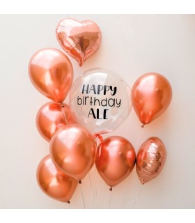 Rose Gold Birthday Loons