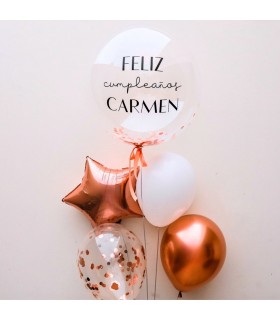 Star Rose Gold Loons