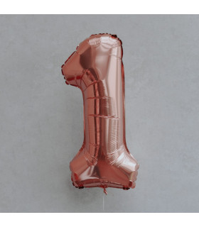 Número rose gold
