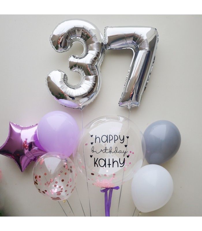 Purple birthday Loons